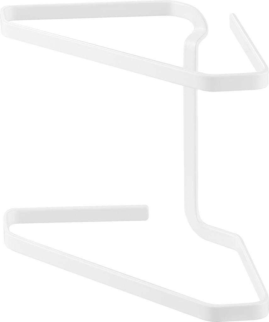 Yamazaki Jitsugyo Colț Triunghiular cu Scurgere Alb x x H15cm nu Tower Recipient de Gunoi din Oțel Inoxidabil 1555 (Yamazaki) Net, L20.6 A10.8