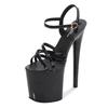 Women's 2020 New Summer One-word Sandals - 20cm Versatile Sexy Stiletto High Heels