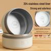 304 Stainless Steel Double-Layer Insulated Lunch Box with Lid for Office Workers & Students