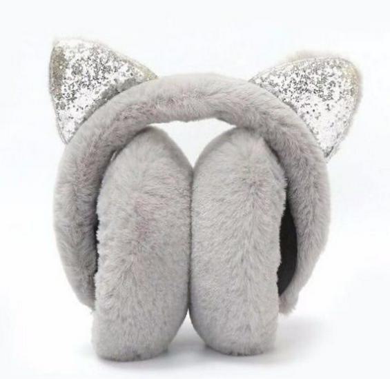 Zimní plyšové náušníky s kočičími oušky pro ženy a studenty