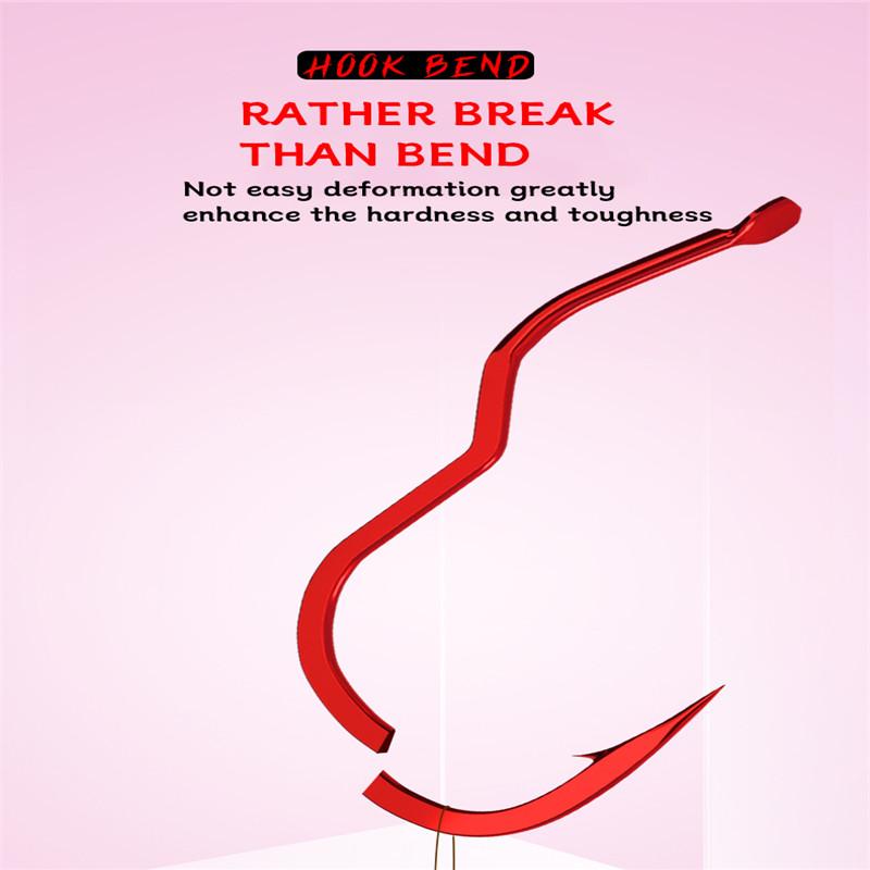 New Invention Size0.5#-10# 12pcs/pack High Carbon Steel Fishing Hook Sharp Barbed Automatic Flip Fishhook for Carp Fishing