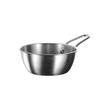 304 stainless steel rice wine bowl titanium-plated gold multi-specification children's bowl outdoor camping set with handle