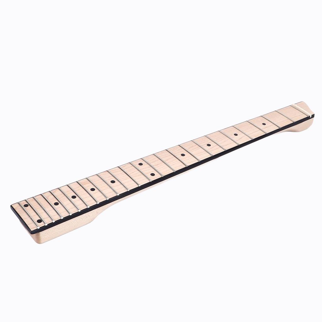 Headless 25 Fret Fingerboard Headless Maple Wood Electric Guitar Neck for 6 Strings Guitar