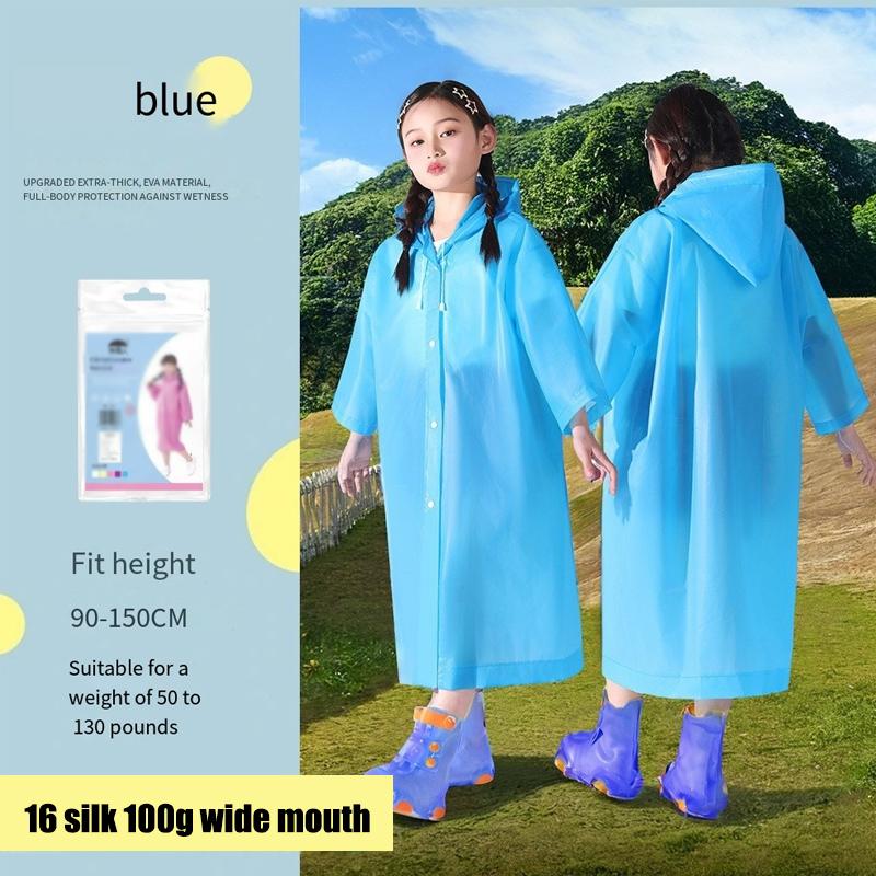 Kinder Wasserdichtes Regenponcho Nicht Einweg Reise Regenbekleidung Mantel Junge Mädchen Outdoor Wanderjacke Kinder Regenmantel Kinder Regenbekleidung