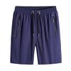 Summer Casual Shorts Men's Elastic Quick Drying Running and Sports Capris Loose Fitting Beach Pants Comfortable