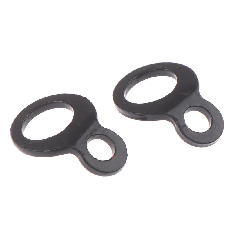1 Pair Carbon Steel Tie Down Strap Rings For Motorcycle Dirt Bike Atv Utv
