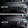 For Hyundai Tucson Car Accessories - Front Grill Grille Strip Cover Trim