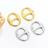 2-5Pcs Stainless Steel Pendants Oval Jewelry Connector Charms Non-fading for DIY Handmade Bracelet Necklace Findings Accessories