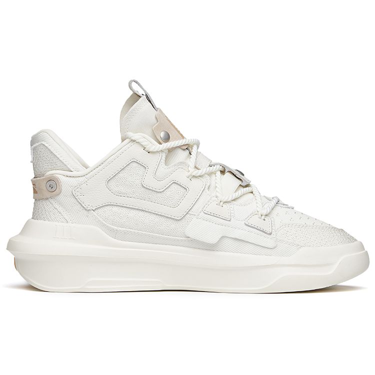 Anta Dominator Non-Slip Durable Low-Top Skate Shoes Men Sneakers White 112138082S-1