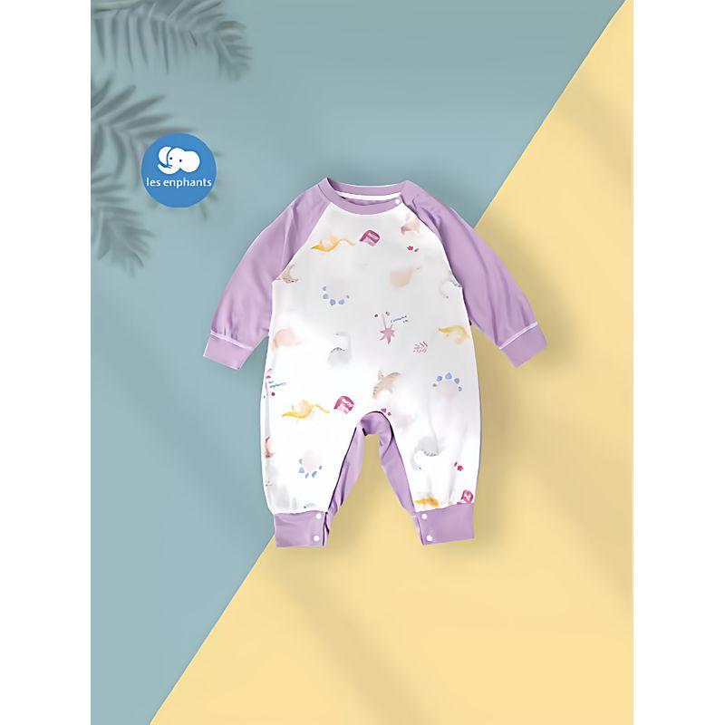 

Liyingfang Official Store Genuine Product: Infant Unisex Romper, Thin Sleeping Bag, Anti-Kick Quilt Purple 100/Length 68cm