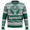 Bebetter Jagermeister Suéter Feio de Natal Pulôver Masculino 3D Moletom Tops Roupas de Outono e Inverno A-xdd