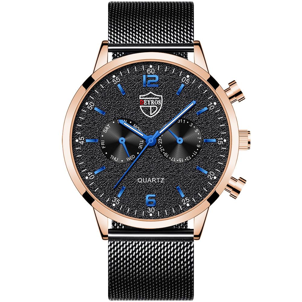 Fashion Watch Men'S Stainless Steel With Quartz Automatic Movement Watch