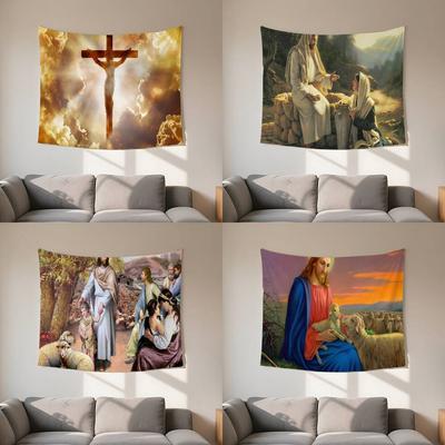 Jesus Christ Tapestry Customizable Tapestries Of Various Styleswall Hangings Celebrity Photo Printingwall Hangings