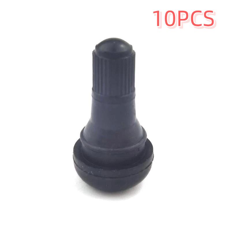 Tire Valve Stem Kit 10Pcs TR412-TR415 Assorted Sizes with Protective Cover for Auto Tubeless Tire Repair