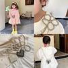 Trendy Mini Children's Crossbody Bag With Adorable Pearl Heart Design For Girls