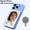 RK-X40 Wireless Mobile Phone Magnetic Selfie Screen Projector Rear Camera High Definition Selfie Display Selfie Auxiliary Tool