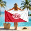 FC Bayern München Druck Schnelltrocknendes Strandtuch Mikrofaser Saugfähig Tragbares Reise-Badetuch