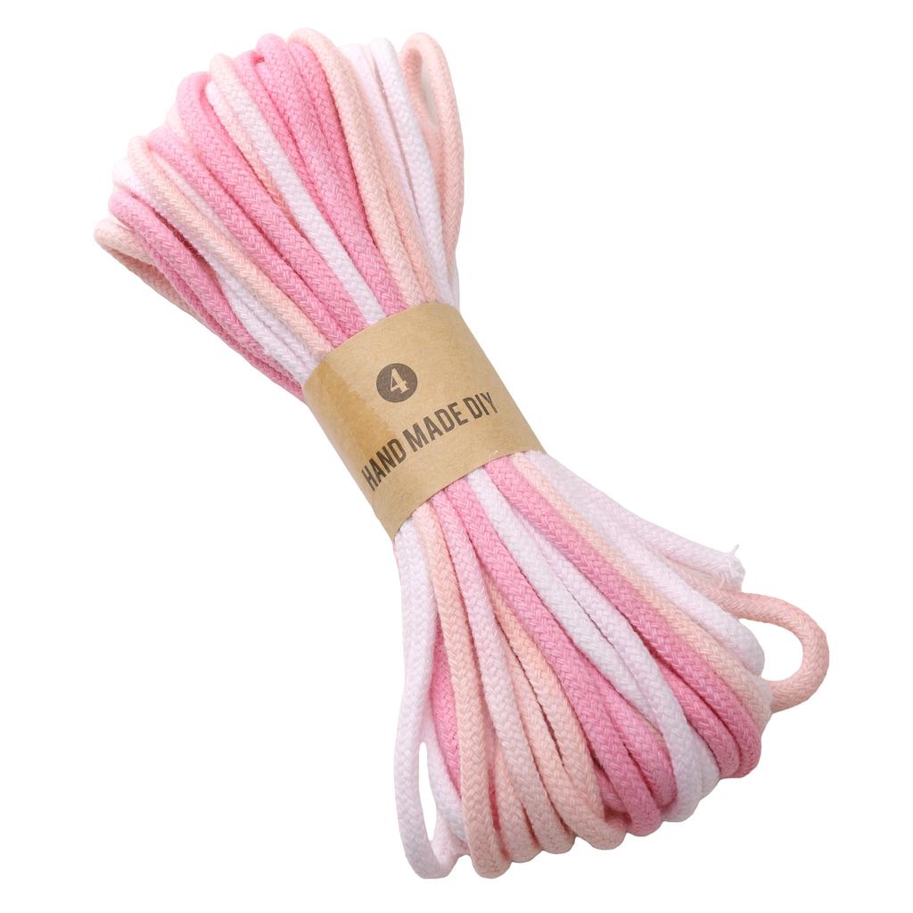 Core Cotton Monochrome Braided Rope Cotton Cord Thread String DIY Beading Bracelet Jewelry Making