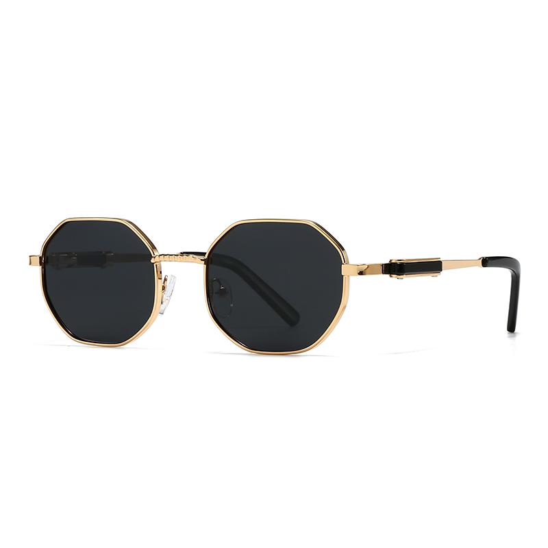 Trendy Sunglasses for Men Women Cross Border Export Polygonal Frame European American Street Style Instagram Influencer