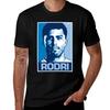 Rodri MCFC T-Shirt Klassisches Rundhals-Baumwoll-T-Shirt