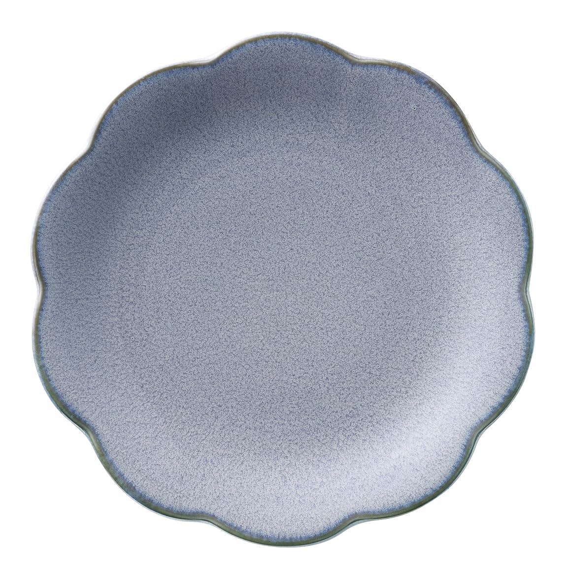 

EAST table Ryoka Gray x Made in Microwave and Dishwasher Safe (Ryoka) Flower-Shaped 8.0cm Plate, 24.0 H3.2mm, Japan, серый
