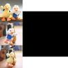 Adorable Cute Duck Plush Keychain Soft Stuffed Animal Toy With Glasses For Bags