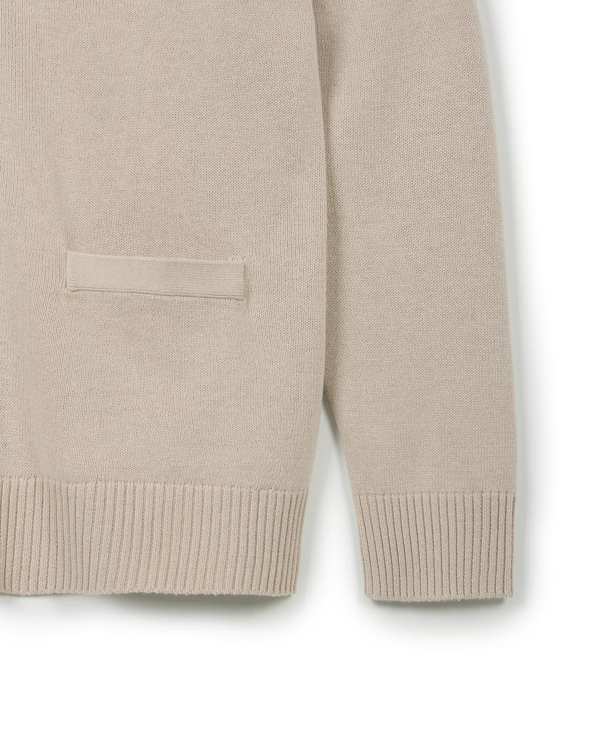 Uspoloassn Classic Cotton Cardigan_Melange Beige