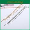 Womens Minimalist Alloy Anklet With Artificial Gemstones For Travel And Gift