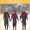 Black Myth Wukong Cosplay-Kostüm für Erwachsene und Kinder – Atemberaubendes rot-blaues Design für Aufführungen