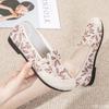Bohemian Cloth Shoes Women's Spring and Autumn Soft Soled Linen Breathable Ethnic Style Women's Embroidered Shoes Zapatos Mujer