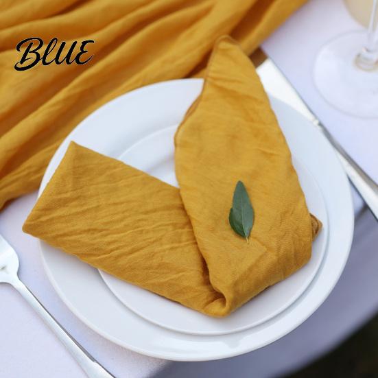 Decorative Table Napkins Rustic Cloth Napkin Solid Color Cotton 18 x Inch Washable Dinner Napkin for Home Wedding Bridal Shower Baby Decor