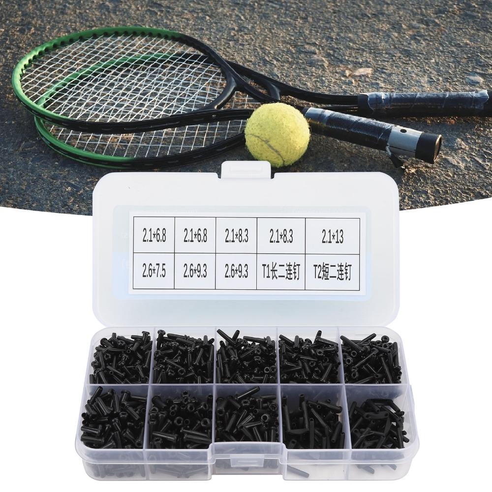 Nylon Badminton String Protector Set Racket Replacement Tool Badminton Grommets Tool Racket Repair