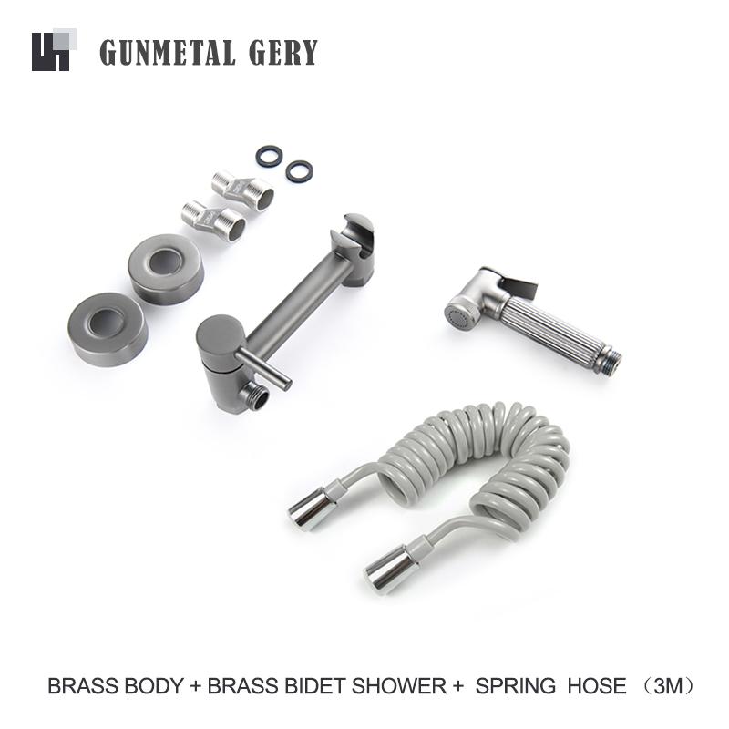Brass Bidet Tap Faucet Washer Bathroom Muslim Shower Ducha Hygienic Cold Hot Water Mixer Toilet Bidet Crane Shower Shattaf Spray
