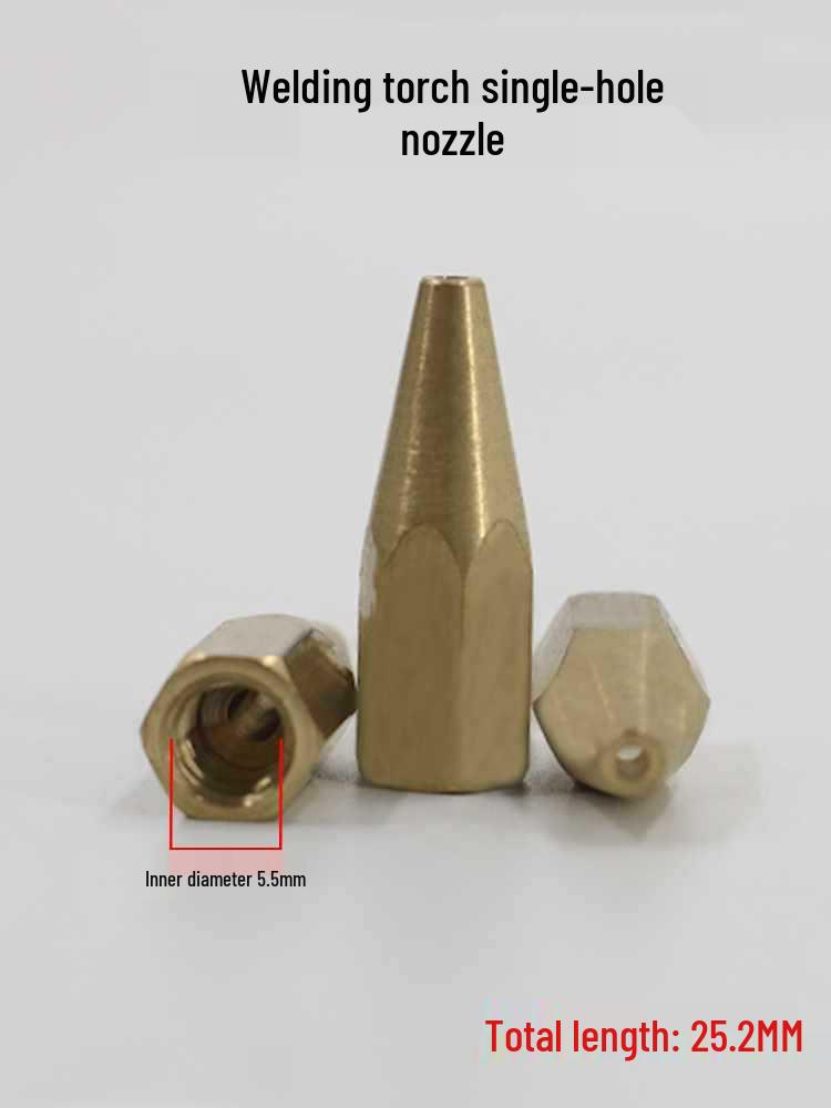 Welding Torch Nozzle: 2L Multi-Hole Copper Cutting Tip for Acetylene, Propane, Oxygen