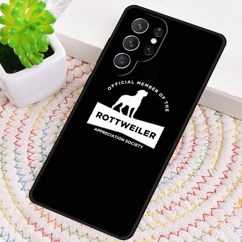 Rottweiler Dog soft TPU Phone Case For Samsung Galaxy note 10 pro S26 S25 S24 S23 S22 Ultra Plus S21 FE S20 Shockproof Cover