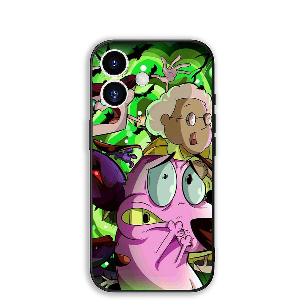 Casing for Apple iPhone 17 Pro XS Max Air 6 7 8 Plus 5 + SE 2022 SE2 16E Phone Case Poster C-Courage Dog C-Cowardly