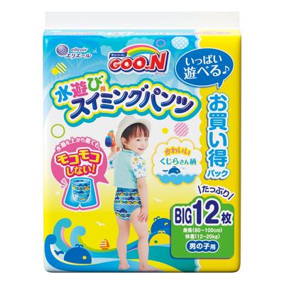 BIG Goon Swimming Pants for 12 Pieces [Pants Size] (over 12kg) Boys,
