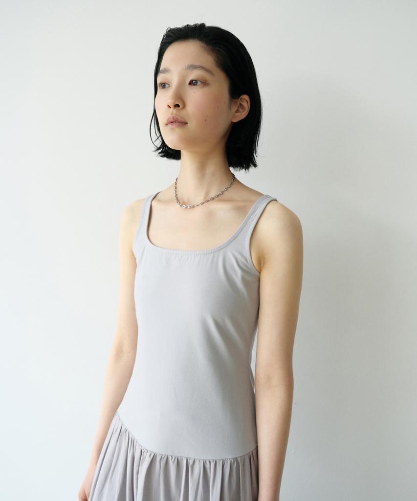 Loutaideu Jersey Maxi Dress [Grey]