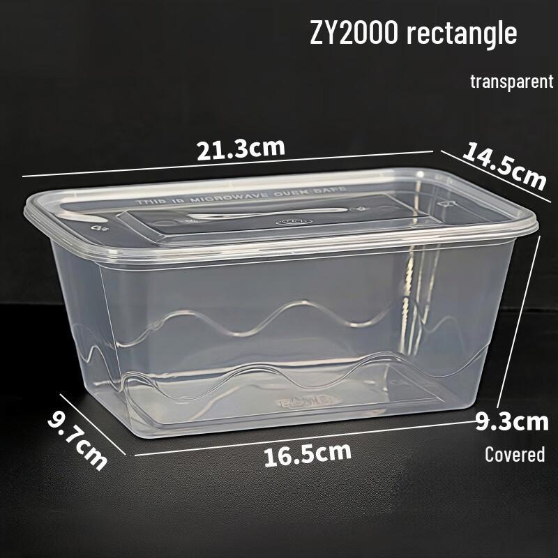 MOLUONA Einweg Klarsicht Takeout Lebensmittelbehälter