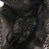 Used AUTHENTIC ANTEPRIMA Flower charmHand Bag Black polyester