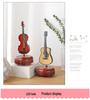 European Style Rotating Music Box: Guitar & Violin Ornament - Perfect Birthday or Couple Holiday Gift for the Living Room.