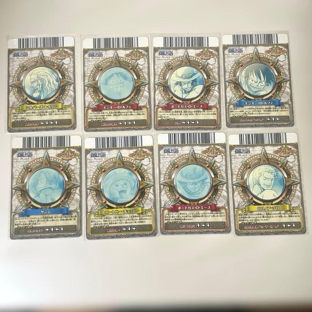 Used One Piece Berry Match Promo - Kura Sushi Complete Set