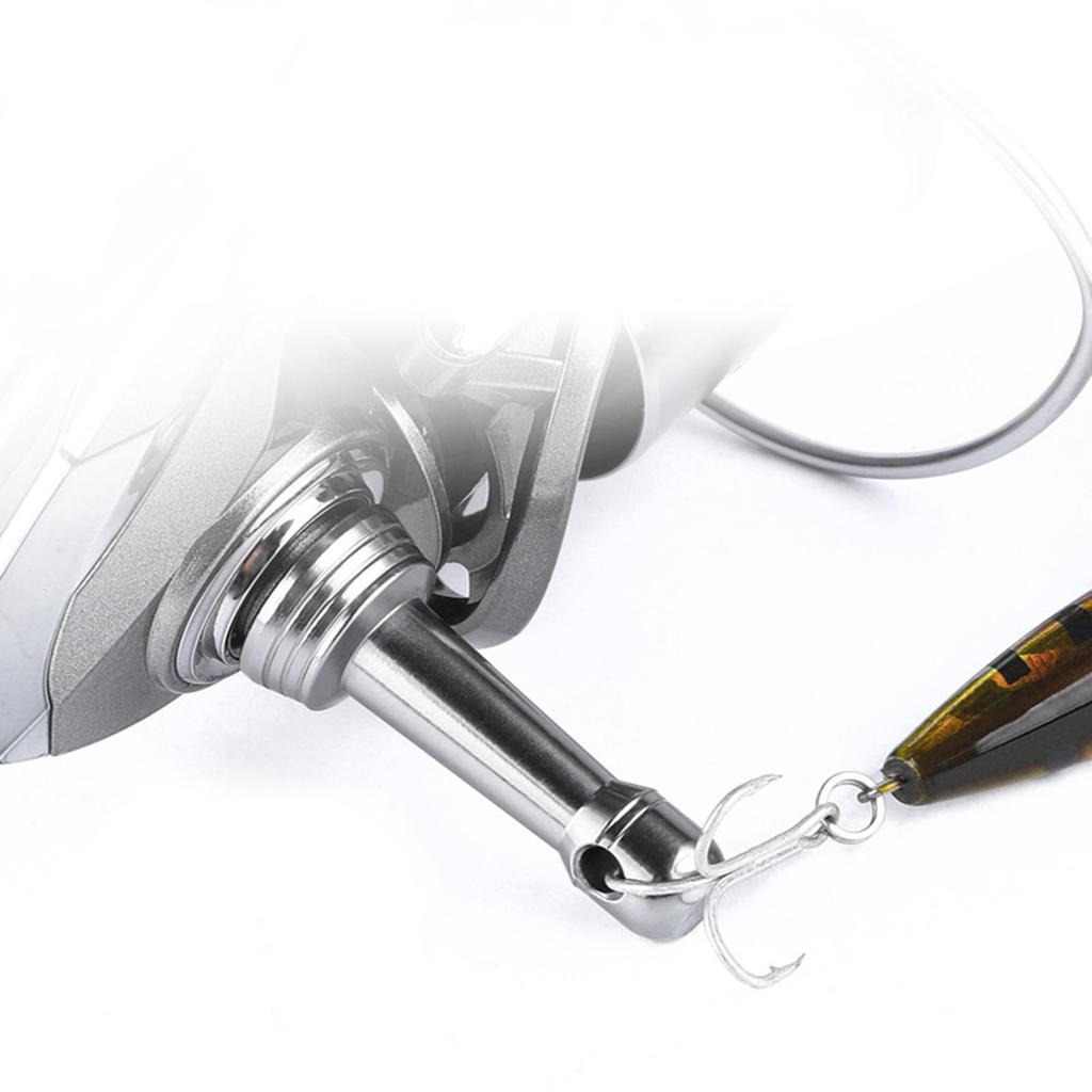 Insertion in/Screw In Reel Stand Fishing Wheel Balance Rod Aluminum Fishing Reel Balancer with Waterproof Rubber Rings