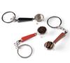 Creative Barista Coffee Tamper Keychain Coffee Machine Handle Moka Pitcher Keyring Portable Coffeeware Espresso Accessories Gift