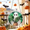 Acrylic Puzzles Suncatcher, Ghost Witch Pumpkin Window Hanging Decor, Halloween Graduation Mother's Day Birthday for Women