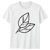 Simple Botanical Leaf Design TShirt Botanical Leaf Nature Birthday Gift