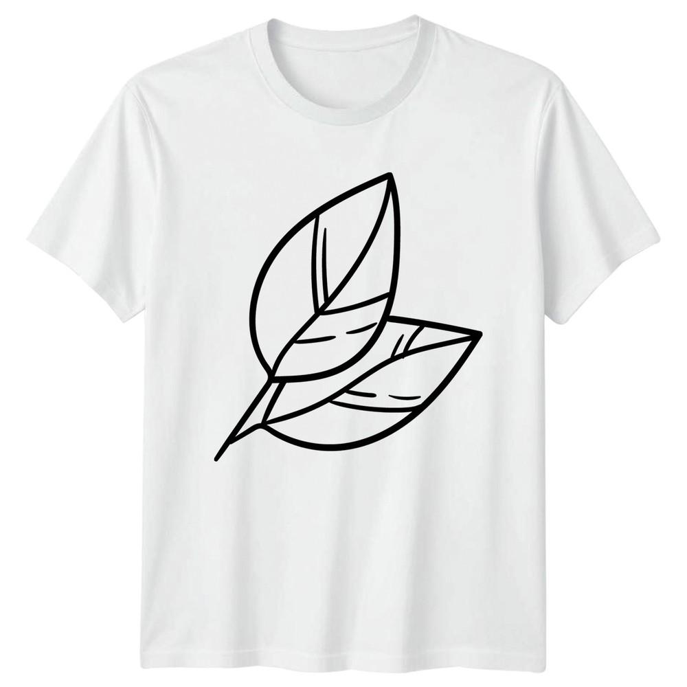 Simple Botanical Leaf Design TShirt Botanical Leaf Nature Birthday Gift S