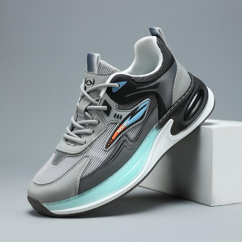 

2025 Новая мужская обувь Дышащая Повседневная Спортивная Обувь *Сетчатая Дезодорирующая Обувь - Мужская Обувь на Мягкой Подошве Универсальная Мужская Обувь* Tenis Masculino 44 небесно-голубой