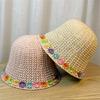 Woman Crochet Floppy Hat Wide Brims Bucket Hat Spring Beach Getaways Sun Hat