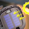 Digital Display Solar Camping Lamp 5 Modes Zoomable Type C Fast Charging Overcharge Protection 1000mAh for Garden Tent Outdoor
